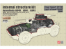Lanmo Model maquette militaire MN3501 Kit structure interne pour véhicule blindé Autoblindo 40.41.43 1/35