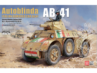 Lanmo Model maquette militaire MM35005 Voiture blindée italienne Autoblinda AB-41 1/35 Lanmo Model maquette militaire MM35005 Voiture blindée italienne Autoblinda AB-41 1/35