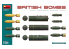 Mini Art maquette avion 49023 BOMBES BRITANNIQUES WWII 1/48