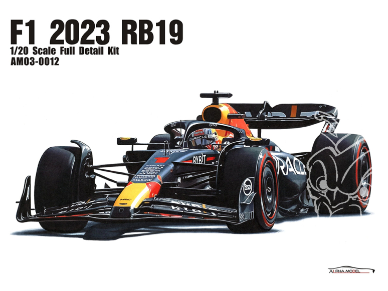 Alpha Model maquette voiture AM03-0012 F1 RB19-Alpha 2023 1/20