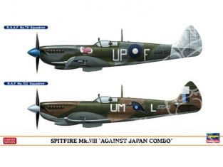 HASEGAWA maquette avion 01927 SPITFIRE Mk.VIII combo 1/72