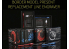 Border model outillage BD0050 Coffret porte pointes et assortiment de 7 pointes à graver Blood Moon (rouge)