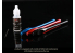 Border model outillage BD0050 Coffret porte pointes et assortiment de 7 pointes à graver Blood Moon (rouge)