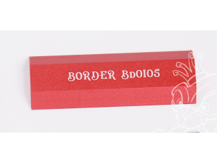 Border model outillage BD0105-R Cale à poncer en métal rouge
