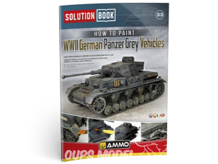 MIG Librairie 6607 Solution Book Mini 33 - Comment peindre en gris Allemand Panzer WWII en Français (Multilangues)