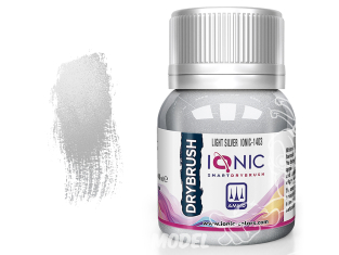 Ammo MIG IONIC peinture 1403 Drybrush Argent clair 40ml