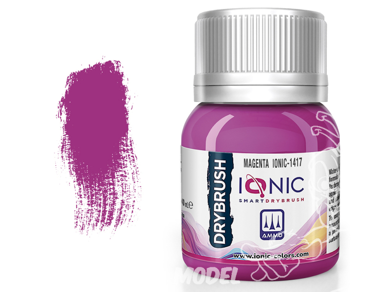 Ammo MIG IONIC peinture 1417 Drybrush Magenta 40ml