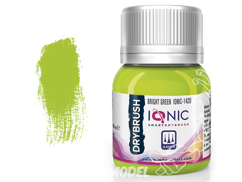 Ammo MIG IONIC peinture 1420 Drybrush Vert vif 40ml