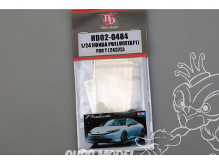 Hobby Design kit d'amélioration voiture HD02-0484 Detail-Up Honda Prelude( BF1) kit Tamiya 1/24