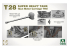 Takom maquette militaire 2209W T28 Box T28 + M28A1/A2 + Livre Edition Limitée 1/35