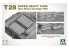 Takom maquette militaire 2209W T28 Box T28 + M28A1/A2 + Livre Edition Limitée 1/35