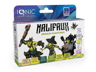 MIG peinture IONIC 0460 Set teintes de peau Gremlins Malifaux 6 x 20ml