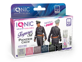 MIG peinture IONIC 1100 Set Equipage Panzer 6 x 20ml