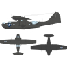 Eduard Express Mask EX1183 PBY-5A Insigne national US (&eacute;toiles et bandes) Eduard / Revell 1/48