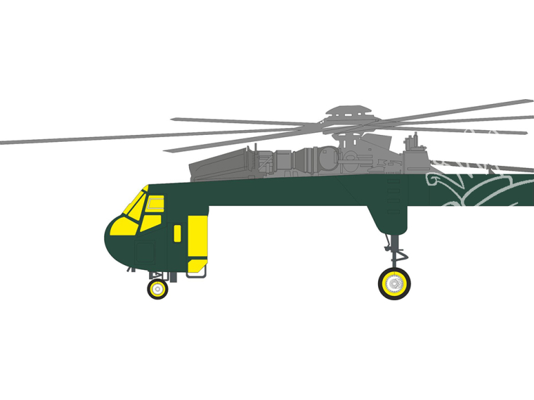 Eduard Express Mask CX709 CH-54A Icm 1/72