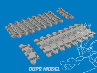 EDUARD kit d'amélioration Brassin Print 635044 Chenilles Merkava Mk.I/II 1/35