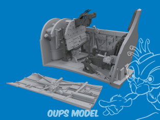 Eduard kit d'amelioration avion brassin Print 6481210 Cockpit P-40K Eduard 1/48