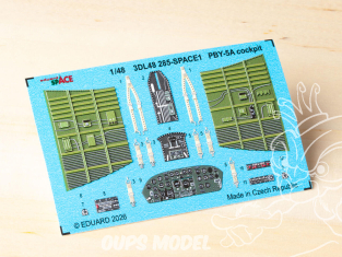 Eduard Space décalques 3D 3DL48285 Cockpit PBY-5A Eduard / Revell 1/48