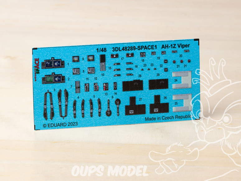 Eduard Space décalques 3D 3DL48289 AH-1Z Viper Hobby 2000 1/48