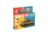 Italeri maquette militaire 75002 Starter Set Pz. kpfw. VI Tiger I Ausf.E marqueurs colle 1/56