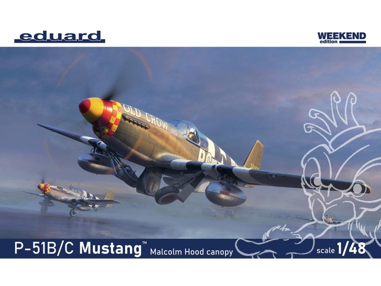 EDUARD maquette avion 84214 P-51B MALCOM HOOD WeekEnd Edition 1/48