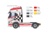 Italeri maquette camion 3679 Iveco S-Way Abarth 1/24