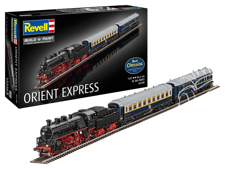 Revell maquette locomotive 02190 Orient Express 1/87