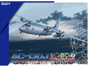 Great Wall Hobby maquette avion L1012 AC-130J "Ghostrider" Gunship 1/144
