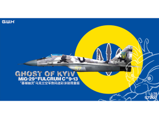 Great Wall Hobby maquette avion S7207 Ghost of Kiev MiG-29 "Fulcrum C" 9-13 1/72 Edition Limitée