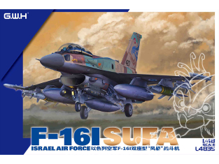 Great Wall Hobby maquette avion L4835 F-16I SUFA Israel Air Force 1/48