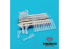 Yamamoto YMPTUN131 Rideaux de vitres style VIP avec Lustre 1/24