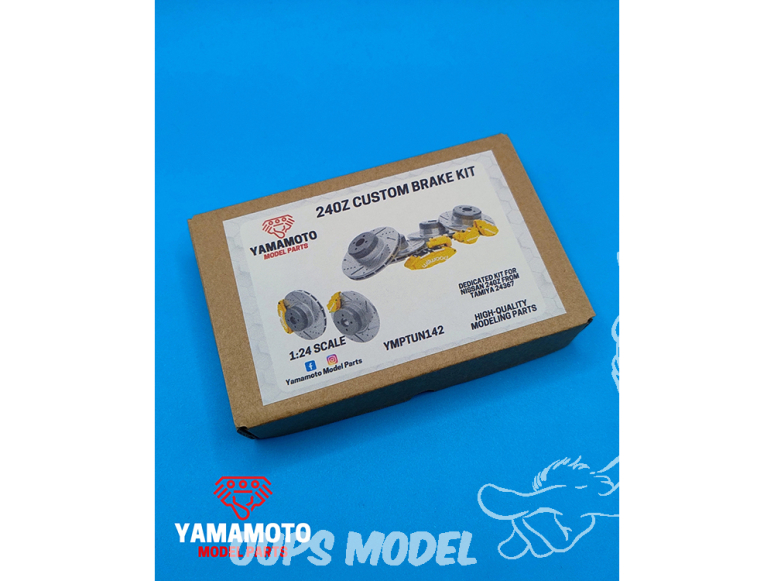 Yamamoto YMPTUN142 Kit de freins pour Nissan 240Z pour maquette Tamiya 24367 1/24