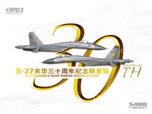Great Wall Hobby maquette avion S4818 Sukhoi Su-27 Flanker B en Service en Chine 30ème anniversaire Edition Limitée 1/48