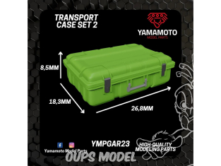 Yamamoto YMPGAR23 Quatre MALETTE DE TRANSPORT JEU 2 Type V 1/24