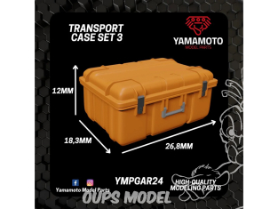 Yamamoto YMPGAR24 Quatre MALETTE DE TRANSPORT JEU 3 Type C 1/24