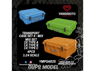 Yamamoto YMPGAR25 Quatre MALETTE DE TRANSPORT MIX SET 1/24