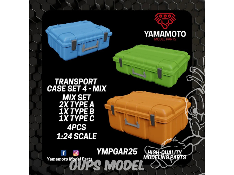 Yamamoto YMPGAR25 Quatre MALETTE DE TRANSPORT MIX SET 1/24