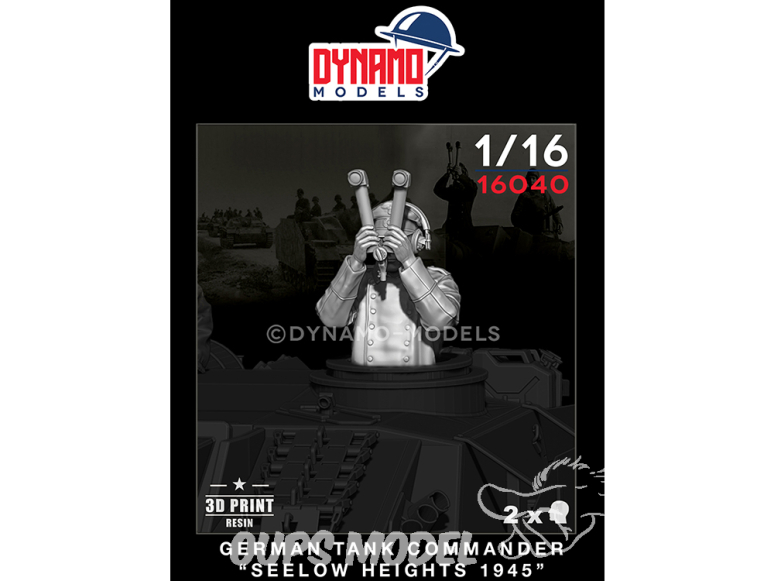 Dynamo models figurine 16040 Commandant de char Allemand "Seelow Heights 1945" 1/16