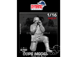 Dynamo models figurine 16031 Equipage Waffen SS Pak40 1942-44 No.3 1/16