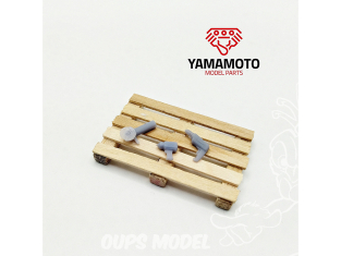 Yamamoto YMPGAR16 Ensemble garage set 3 Outils d'atelier 1/24