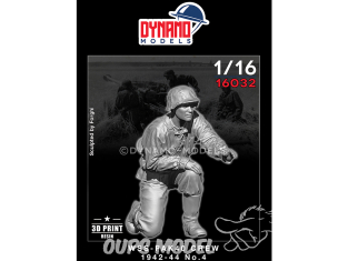 Dynamo models figurine 16032 Equipage Waffen SS Pak40 1942-44 No.4 1/16