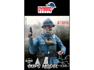 Dynamo models buste B-1015 Officier Poilu Français 1918 1/10 Dynamo models buste B-1015 Officier Poilu Français 1918 1/10