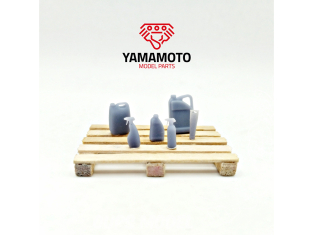 Yamamoto YMPGAR15 Ensemble garage set 2 PRODUITS CHIMIQUES D'ATELIER 1/24