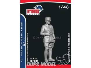Dynamo models figurine 48150 Gendarme Français 1940 No.1 1/48