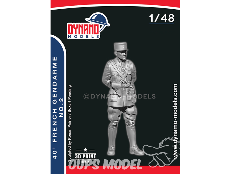 Dynamo models figurine 48151 Gendarme Français 1940 No.2 1/48
