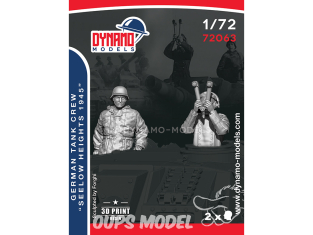 Dynamo models figurine 72063 Equipage de char Allemand "Seelow heights 1945" 1/72
