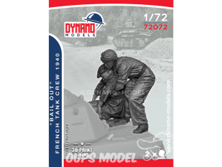 Dynamo models figurine 72072 Equipage de char Français 1940 "Bail Out" 1/72