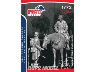 Dynamo models figurine 72069 Cavalerie Française au repos 1940 1/72