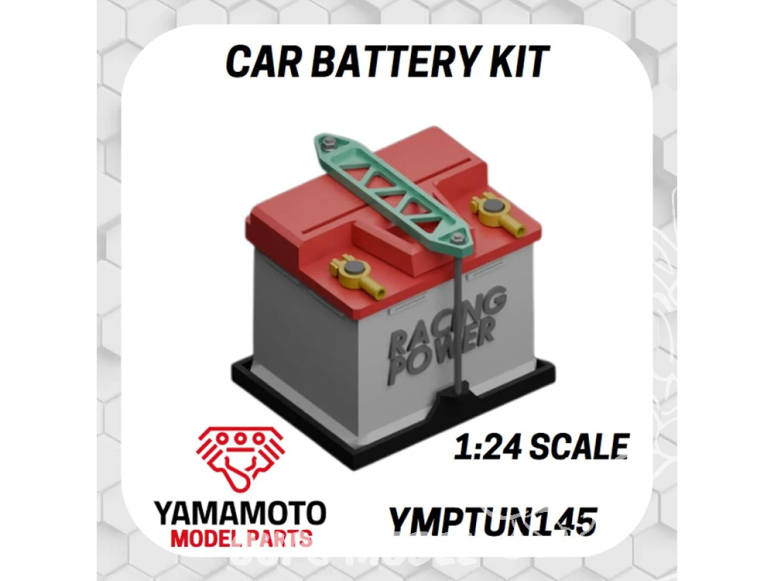 Yamamoto YMPTUN145 KIT DE BATTERIE DE VOITURE 1/24