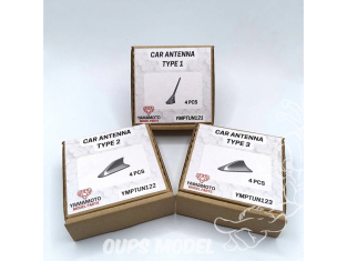Yamamoto YMPTUN122 Antenne de voiture type 2 1/24